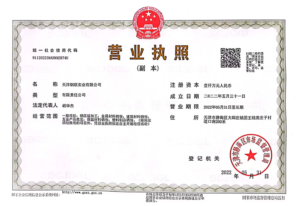 天津钢联实业有限公司